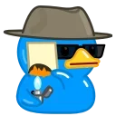 🔥 emoji Blue Duck :: @Stickers_Chaos Telegram sticker 24 of 25