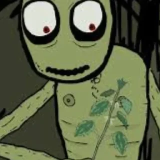 👹 emoji Salad Fingers Telegram sticker 16 of 45