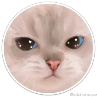 😺 emoji Котокружочки @colored_emotions Telegram sticker 7 of 76