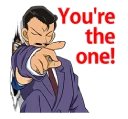 👆 emoji DETECTIVE CONAN vol.2 Telegram sticker 5 of 41