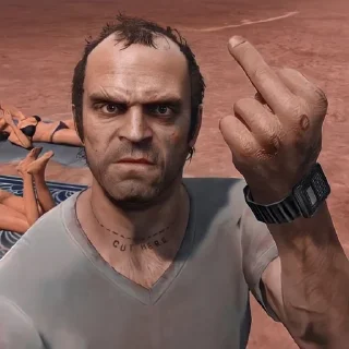 😡 emoji grand theft auto 5 💘 Telegram sticker 5 of 57