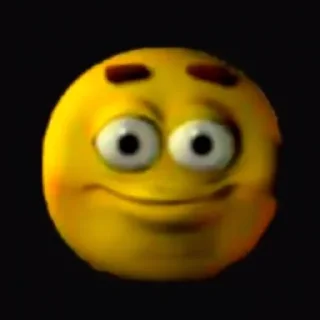 🟡 emoji лицо друг Telegram sticker 6 of 8
