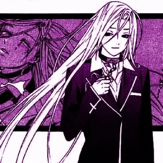 💜 emoji Rosario + Vampire by vsl Telegram sticker 19 of 91