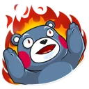 🔥 emoji Kumamon Telegram sticker 5 of 30
