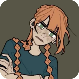 🤨 emoji Ashlyn ♡ @korobbkka Telegram sticker 5 of 15