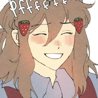 🤭 emoji 𝒄𝒉𝒆𝒓𝒓𝒚 2 | @k4t0ri Telegram sticker 23 of 52