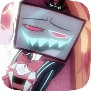 📺 emoji БОЛЬШЕ ⇨ @CLOOBHUB ВОКС ОТЕЛЬ ХАЗБИН VOX HAZBIN ТГ Telegram sticker 12 of 39