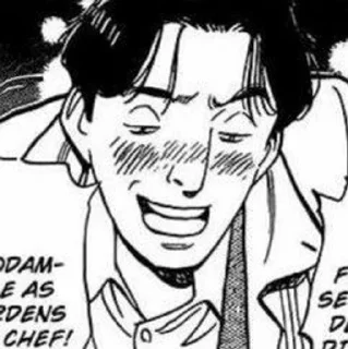 😅 emoji Naoki Urasawa's Monster Telegram sticker 14 of 120