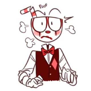 😳 emoji Casino cups @Cupheadart Telegram sticker 14 of 76