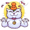 😌 emoji Meme Cats Telegram sticker 7 of 40