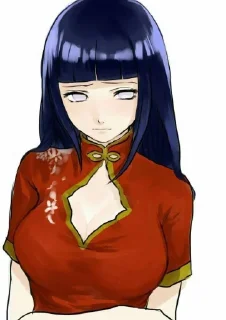 💋 emoji Хината Telegram sticker 14 of 35