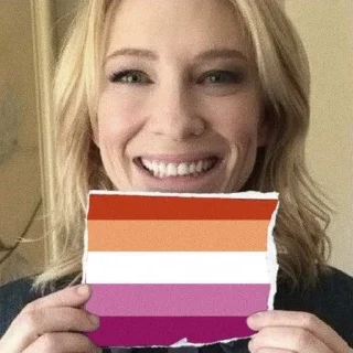 🏳️‍🌈 emoji Cate Blanchett Telegram sticker 9 of 30