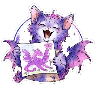 🎨 emoji ☆Тлеем Вместе☆ @Vasya_Okami t.me/vasyaokami_art Telegram sticker 16 of 16