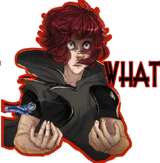 😱 emoji ☆Тлеем Вместе☆ @Vasya_Okami t.me/vasyaokami_art Telegram sticker 10 of 16