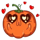 😍 emoji Pumpkin Jack (@TgSticker) Telegram sticker 24 of 48