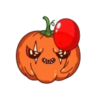 🤡 emoji Pumpkin Jack (@TgSticker) Telegram sticker 6 of 48