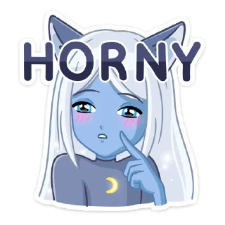 😳 emoji Лунная Мелани @Nyasticks Telegram sticker 8 of 49