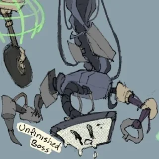Sticker from Unfinished Boss for posts everyday!!