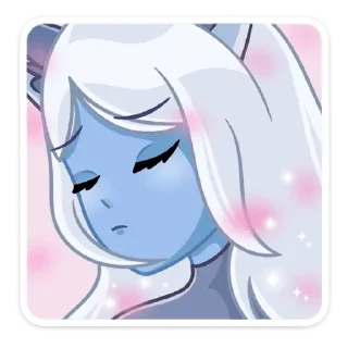 🥰 emoji Лунная Мелани @Nyasticks Telegram sticker 21 of 49