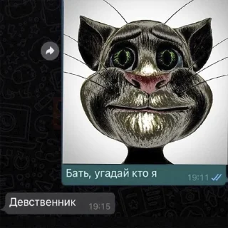 😼 emoji кот том Telegram sticker 8 of 120