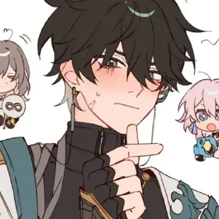 🍙 emoji dan heng !|| from @hstarrailstickers Telegram sticker 17 of 17