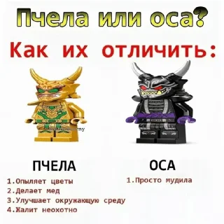 Sticker from Ninjago pack