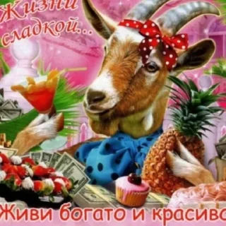 🐐 emoji Светлана, а твою мать Telegram sticker 4 of 19