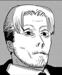Sticker from Tatsuki Fujimoto's manga faces