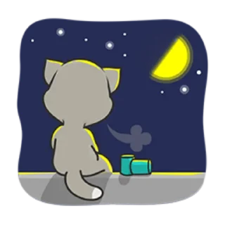 🌃 emoji Talking Tom Telegram sticker 5 of 48