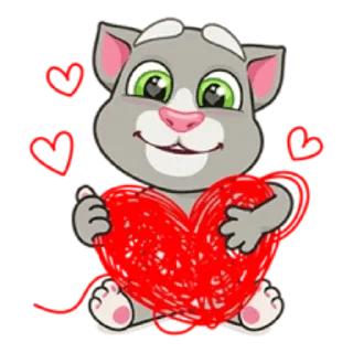 Sticker from Talking Tom