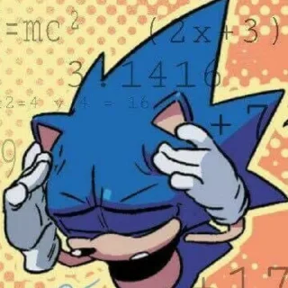 🤯 emoji Sonic the hedgehog Telegram sticker 7 of 120
