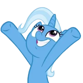 👍 emoji Star/Trixie | @MyLittlePony_bots Telegram sticker 24 of 40