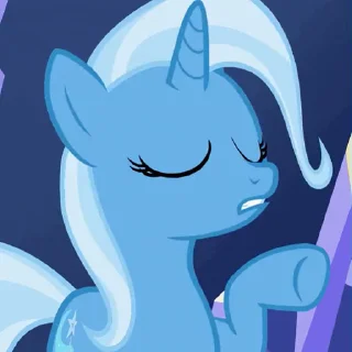 👎 emoji Trixie | @MLP_AnimatedStickers Telegram sticker 9 of 50