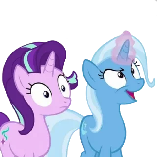 😱 emoji Star/Trixie | @MyLittlePony_bots Telegram sticker 18 of 40
