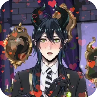 🥰 emoji Twisted Wonderland/Memes for love Telegram sticker 13 of 55