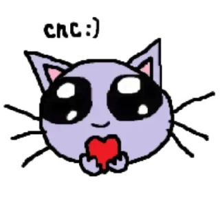 😺 emoji кити | @Stick4Gram Telegram sticker 11 of 65