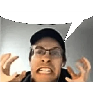 😠 emoji Ты говоришь, что... Telegram sticker 12 of 44