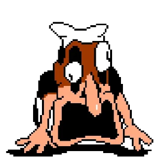 😧 emoji fake peppino Telegram sticker 7 of 8