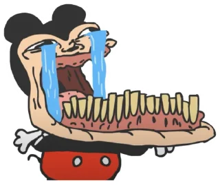 😭 emoji Mokey Telegram sticker 23 of 55
