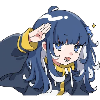 🫡 emoji Морской клуб @Nyasticks Telegram sticker 7 of 41