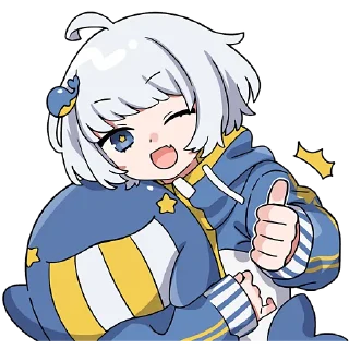 👍 emoji Морской клуб @Nyasticks Telegram sticker 13 of 41