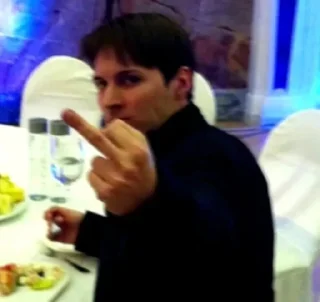 Sticker from durov