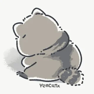 😕 emoji еноты Telegram sticker 21 of 67