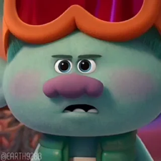 😎 emoji Trolls Band Together • @Earth928B Telegram sticker 8 of 50