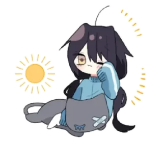 ☀ emoji tyan ♡ |➩ tg: @wexsavi 👀 ` Telegram sticker 22 of 40