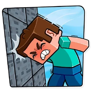 😖 emoji Майнкрафт @stickerdom Telegram sticker 17 of 35