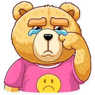😢 emoji Ted Telegram sticker 10 of 25