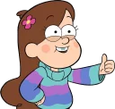 👍 emoji Mabel🌟by @mlOobot Telegram sticker 17 of 50