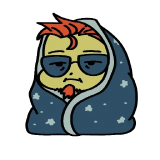 😴 emoji Postman guys Telegram sticker 22 of 43