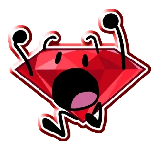 😧 emoji Фаворитка Руби Telegram sticker 11 of 67
